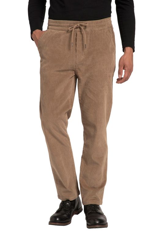 Pantalon en velours côtelé JP1880 à taille élastique et coupe Modern Fit – jusqu'au 7 XL