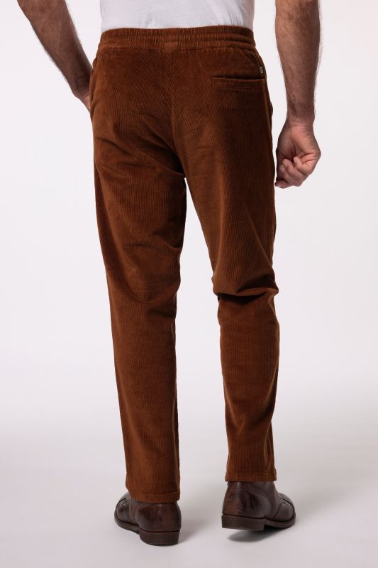 Pantalon en velours côtelé JP1880 à taille élastique et coupe Modern Fit – jusqu'au 7 XL