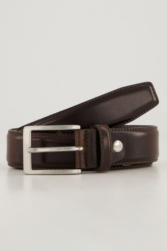 Ceinture en véritable cuir pleine fleur, collection Business - jusqu'à 170 cm