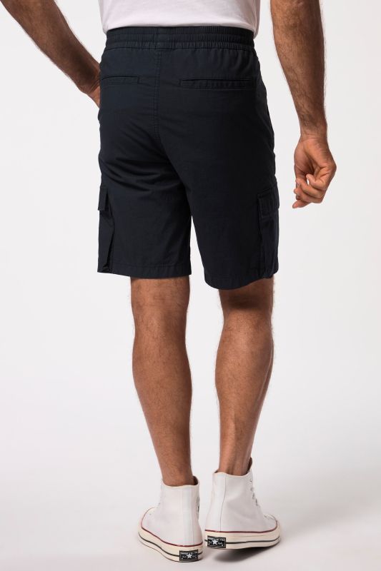 Bermuda esprit vintage, taille élastique, cordon de serrage et poches cargo - jusqu'au 8 XL
