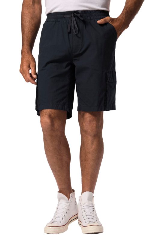 Bermuda esprit vintage, taille élastique, cordon de serrage et poches cargo - jusqu'au 8 XL