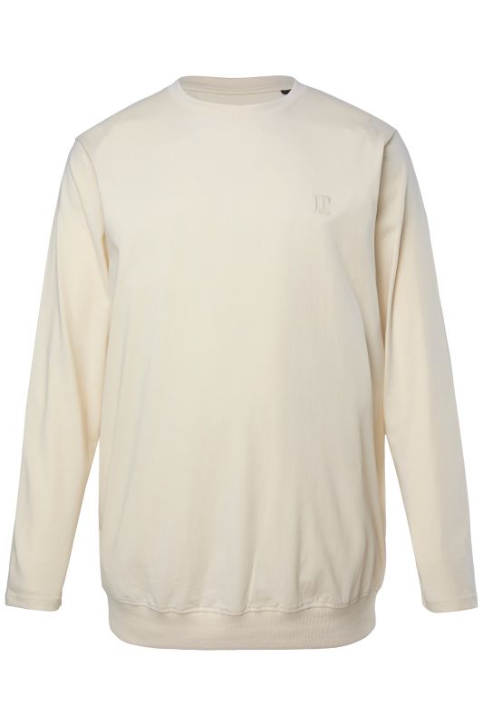 T-shirt manches longues et col rond, ventre confort, collection Basic - jusqu'au 8 XL