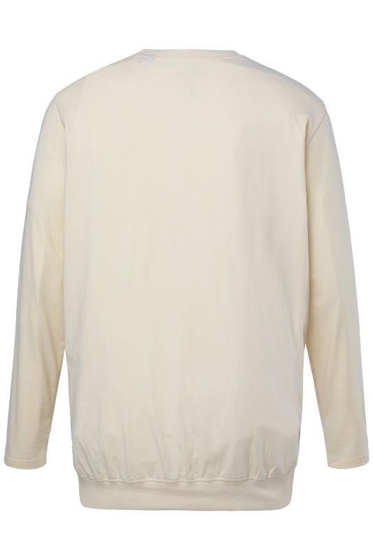 T-shirt manches longues et col rond, ventre confort, collection Basic - jusqu'au 8 XL