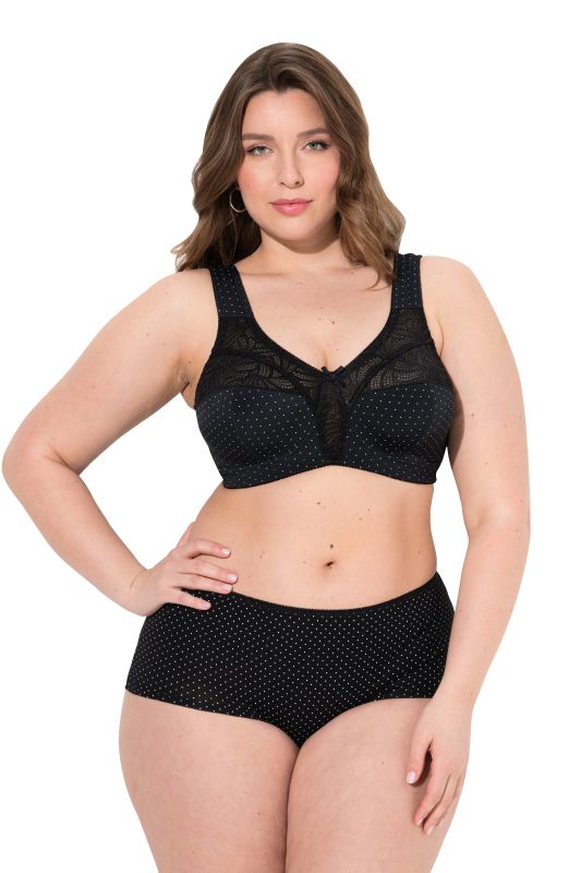 Soutien-gorge de maintien. Sans armatures. Dentelle - bonnet C-F