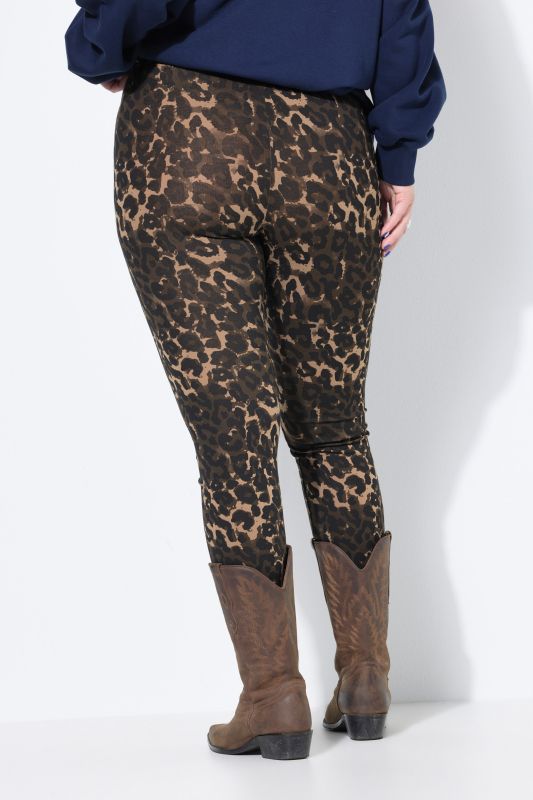 Legging taille haute, imprimé léopard et coupe moulante Tight Fit