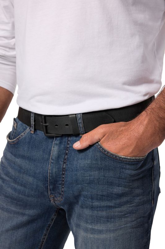 Ceinture en cuir véritable JP 1880, peut être raccourcie, jusqu'à 170 cm
