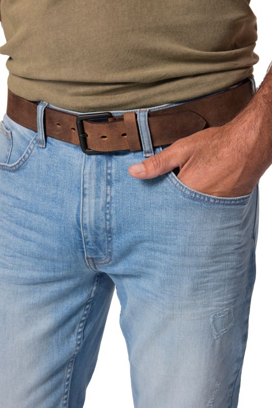 Ceinture en cuir véritable JP 1880, peut être raccourcie, jusqu'à 170 cm