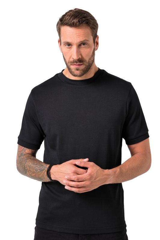 T-shirt à manches courtes et col roulé JP1880, collection Basic – jusqu'au 8 XL