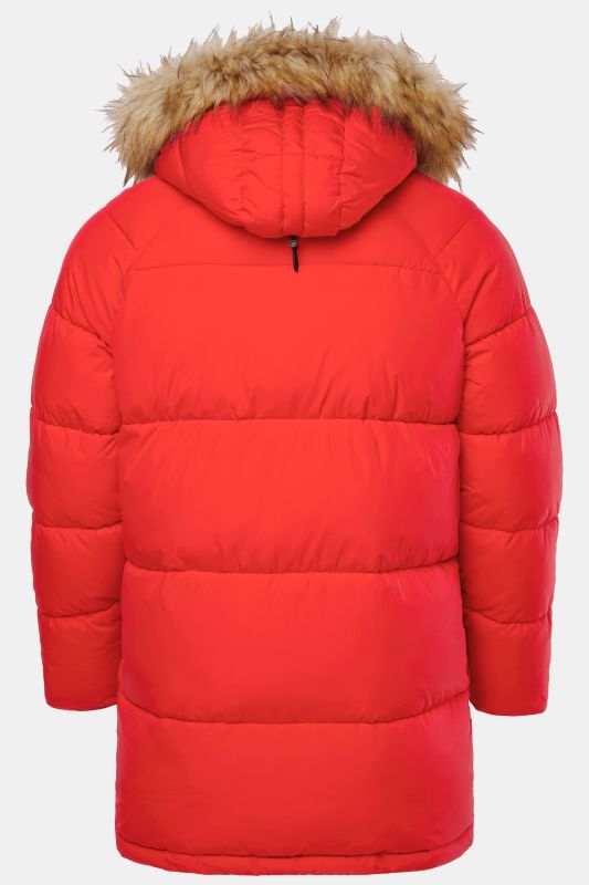 Parka matelassée à capuche JP 1880, flocage et fourrure synthétique - jusqu'au 8 XL
