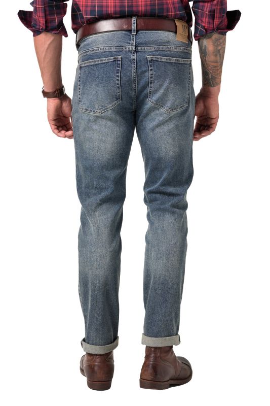 Jean JP 1880 style vintage, 5 poches, tissu denim finition FLEXNAMIC®, coupe Straight Fit tendance - jusqu'à la taille 74