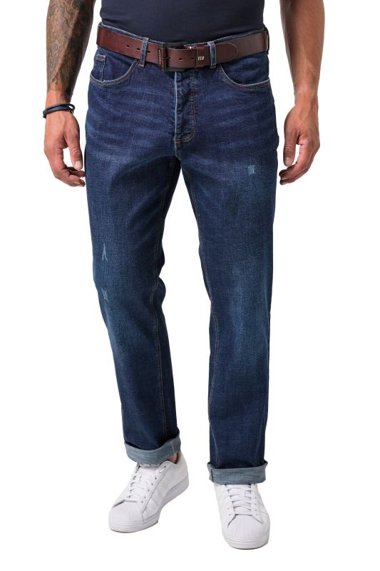 Jean JP 1880 5 poches, tissu denim finition FLEXNAMIC®, coupe Tapered Loose Fit - jusqu'à la taille 74