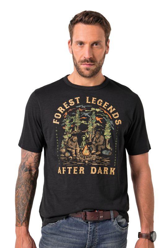 T-shirt JP 1880, manches courtes et imprimé poitrine - jusqu'au 8&nbsp;XL