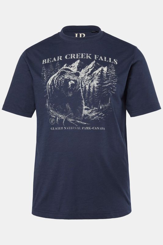 T-shirt JP 1880, manches courtes et imprimé poitrine - jusqu'au 8&nbsp;XL