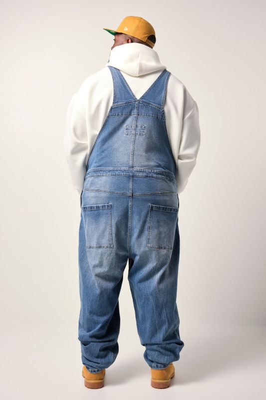 Salopette en jean STHUGE, coupe Baggy Fit - jusqu'au 8 XL