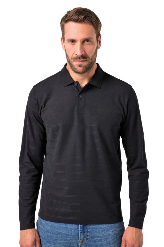 Polo à manches longues JP AWARE, coton bio certifié OCS - jusqu'au 8&nbsp;XL