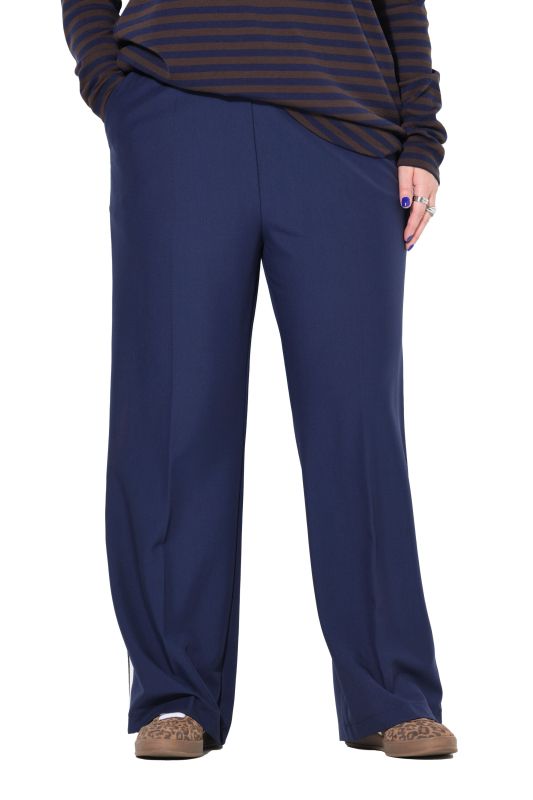 Pantalon, coupe Straight Wide Legs. Bandes fantaisies sur les côtés