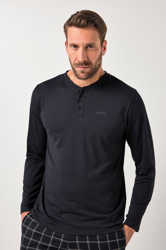 Pyjama JP 1880, collection Homewear, 2 pièces (T-shirt + pantalon à carreaux) - jusqu'au 8 XL