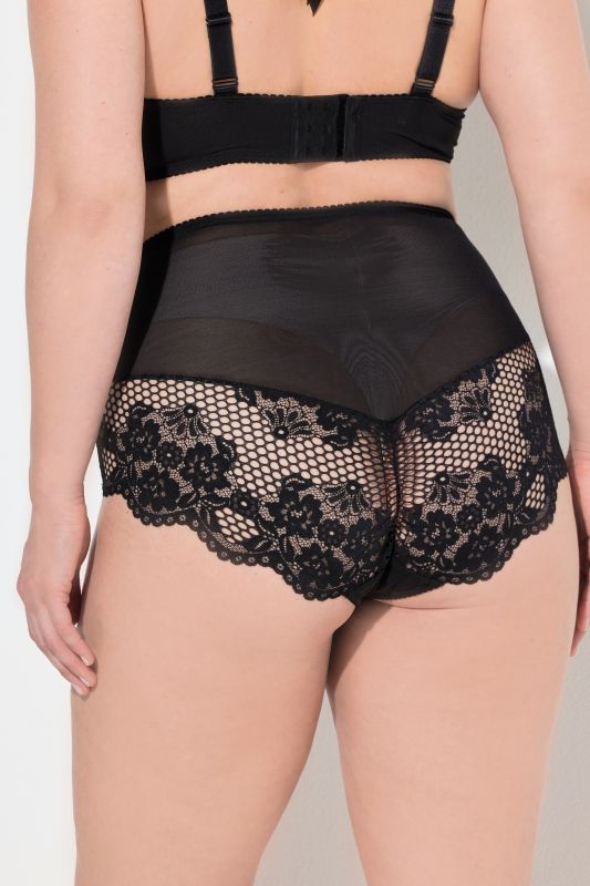 Culotte maxi TruYou, mesh, dentelle et taille haute