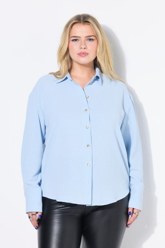 Chemisier oversize. Boutons fantaisie