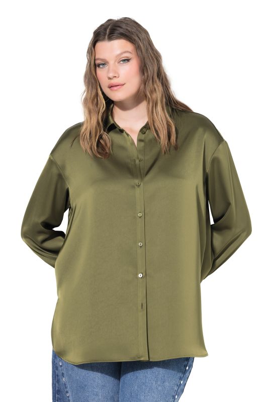 Chemisier oversize en satin