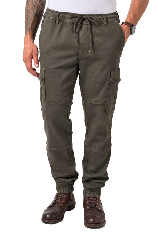 Pantalon cargo JP 1880 FLEXNAMIC®, nombreuses poches, coupe Straight Fit, jusqu'au 8 XL