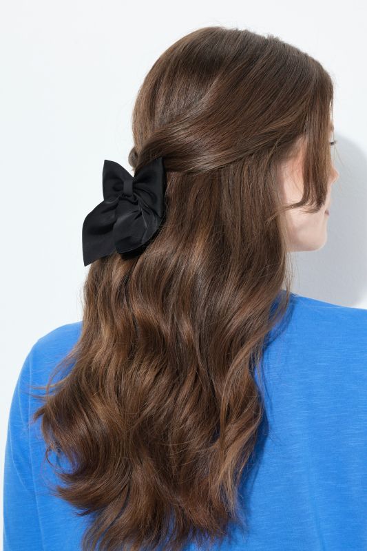 Barrette avec nœud, pince, bijou pour cheveux