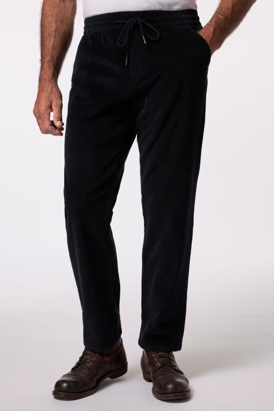 Pantalon en velours côtelé JP1880 à taille élastique et coupe Modern Fit – jusqu'au 7 XL