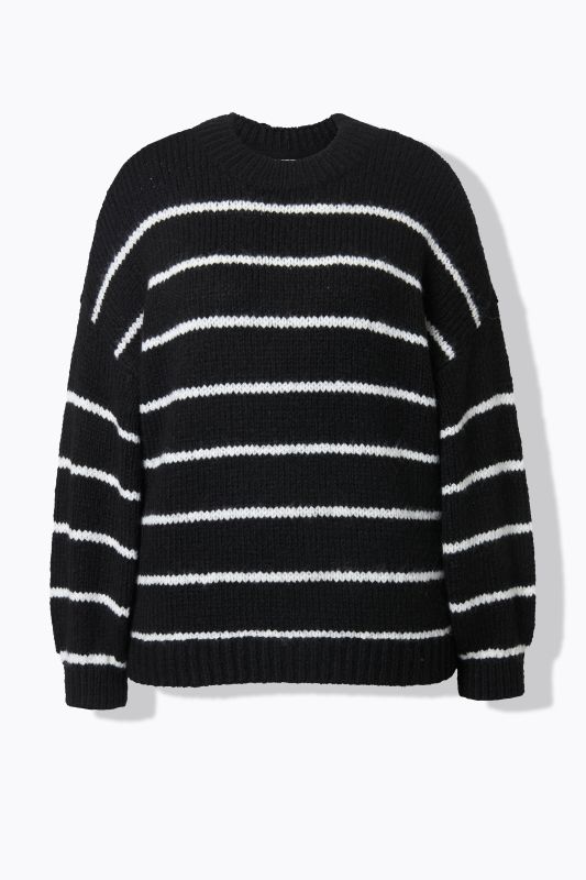 Pull oversize à rayures