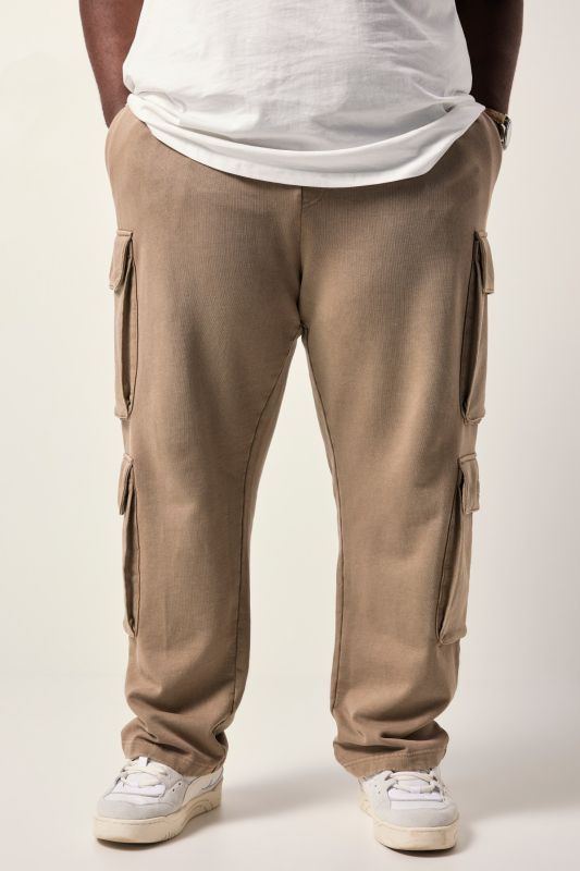 Pantalon cargo STHUGE en molleton, coupe Baggy Fit - jusqu'au 8 XL