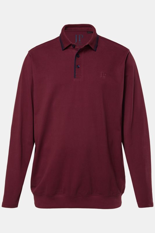 Polo JP1880 ventre confort, manches longues, maille piquée - du XXL jusqu'au 8&nbsp;XL