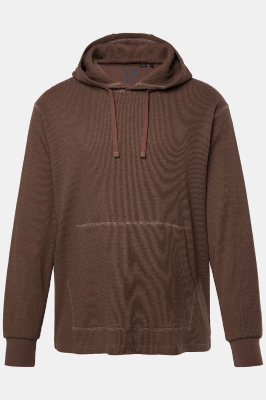 Sweat à capuche JP 1880 à texture gaufrée, jusqu'au 8 XL