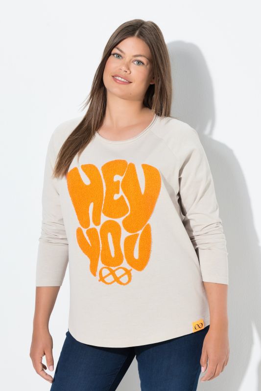 T-shirt manches longues. Col rond. Label OEKO-TEX MIG
