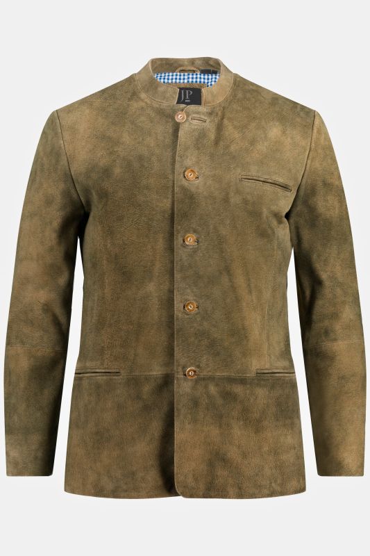 Janker (veste traditionnelle bavaroise), en cuir suédé de chèvre - jusqu'au 72