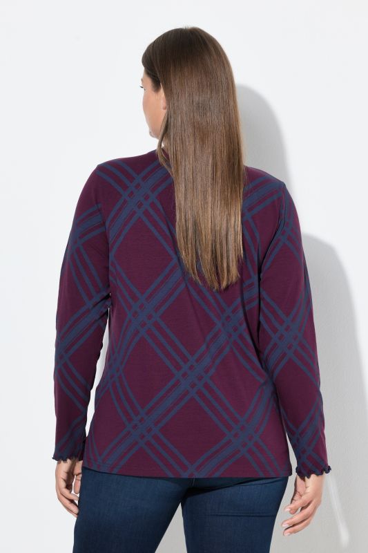 T-shirt manches longues, col V. Label OEKO-TEX