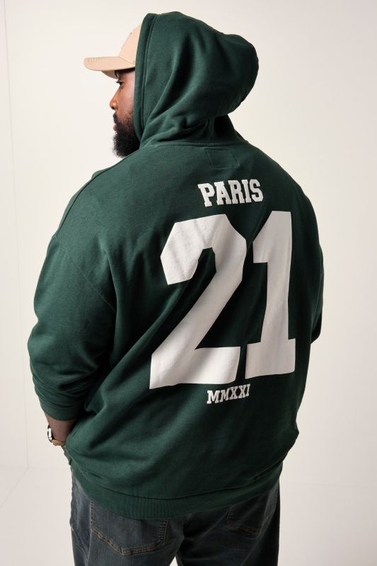 Sweat-shirt à capuche STHUGE, avec imprimés - jusqu'au 8 XL