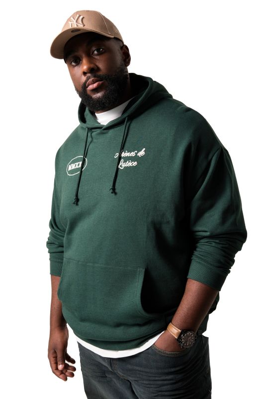Sweat-shirt à capuche STHUGE, avec imprimés - jusqu'au 8 XL
