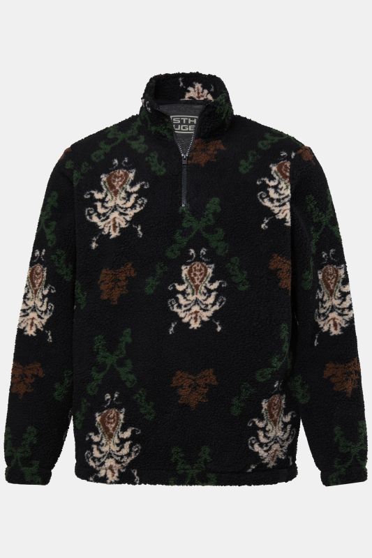 Pull camionneur STHUGE, polaire bouclée à motif - jusqu'au 8 XL