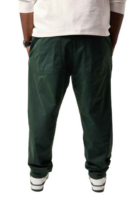 Pantalon chino STHUGE, sergé coloré, coupe Tapered Baggy Fit - jusqu'au 74