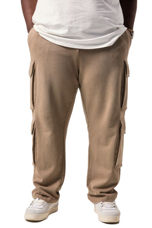 Pantalon cargo STHUGE en molleton, coupe Baggy Fit - jusqu'au 8 XL