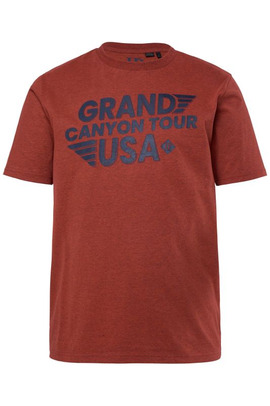 T-shirt JP 1880, manches courtes et imprimé poitrine - jusqu'au 8&nbsp;XL