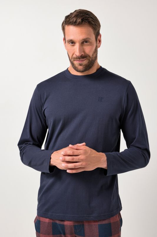 Pyjama JP 1880, collection Homewear, 2 pièces (T-shirt + pantalon à carreaux) - jusqu'au 8 XL