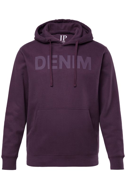 Sweat à capuche JP 1880 avec imprimé sur la poitrine, jusqu'au 8 XL