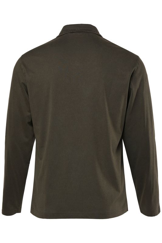 Polo JP 1880, manches longues et broderie sur la poitrine - jusqu'au 8&nbsp;XL