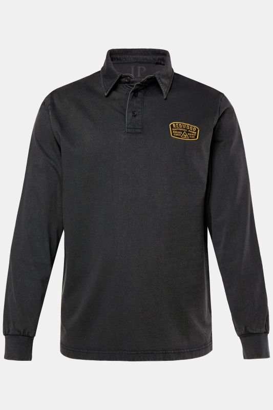 Polo JP 1880 esprit vintage à manches courtes et flocage - jusqu'au 8 XL