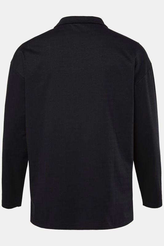 Polo STHUGE à manches longues, coupe oversize - jusqu'au 8&nbsp;XL