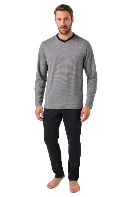 Pyjama JP 1880, collection Homewear, 2 pièces, détails contrastants - jusqu'au 8 XL