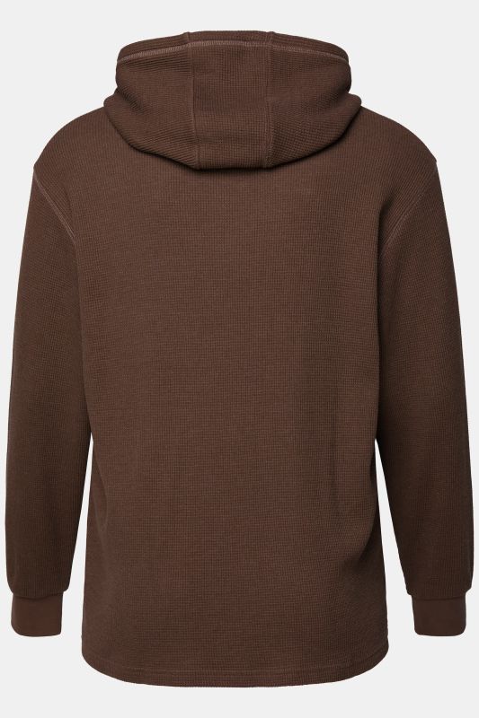 Sweat à capuche JP 1880 à texture gaufrée, jusqu'au 8 XL