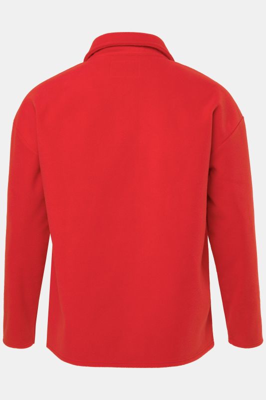 Pull en polaire STHUGE, col polo - jusqu'au 8 XL