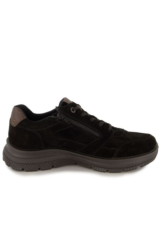 Chaussures basses Jomos, cuir véritable et fermeture zippée - jusqu'à la pointure 50