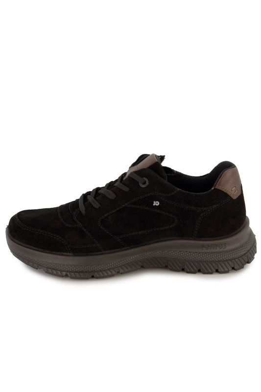 Chaussures basses Jomos, cuir véritable et fermeture zippée - jusqu'à la pointure 50